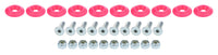 Allstar Performance Countersunk Bolt Kit Pink 10pk ALL18686