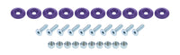 Allstar Performance Countersunk Bolt Kit Purple 10pk ALL18687
