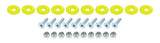 Allstar Performance Countersunk Bolt Kit Fluorescent Yellow 10pk ALL18688