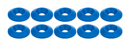 Allstar Performance Body Bolt Washer — 1in OD Plastic Blue, Set of 10 | ALL18693