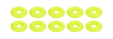 Allstar Performance Countersunk Washer Fluorescent Yellow 10pk ALL18698