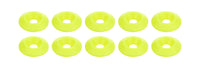 Allstar Performance Countersunk Washer Fluorescent Yellow 10pk ALL18698