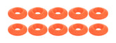 Allstar Performance Countersunk Washer Fluorescent Orange 10pk ALL18699
