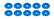 Allstar Performance Body Bolt Washer Plastic Blue 10pk ALL18848