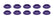 Allstar Performance Body Bolt Washer Plastic Purple 10pk ALL18852