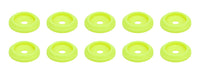 Allstar Performance Body Bolt Washer Plastic Fluorescent Yellow 10pk ALL18853
