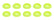 Allstar Performance Body Bolt Washer Plastic Fluorescent Yellow 10pk ALL18853