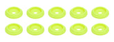 Allstar Performance Body Bolt Washer Plastic Fluorescent Yellow 10pk ALL18853