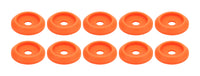 Allstar Performance Body Bolt Washer Plastic Fluorescent Orange 10pk ALL18854