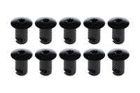 Allstar Performance Oval Hd T-30 Torx Fast. 7/16 .550in 10pk Alum Bl ALL19077