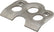 Allstar Performance Quick Turn Brackets 10pk Weld-on Lightweight ALL19360