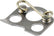 Allstar Performance Quick Turn Brackets 10pk Weld-On w/ Spring ALL19365