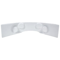 Allstar Performance Fiberglass Curved Dash Panel White ALL23242