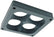 Allstar Performance Carb Spacer 4500 Tapered 4 Hole 1.00in ALL25996