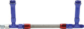 Allstar Performance Fuel Line Kit 9-5/16in Std Holley -6AN Blue ALL26154