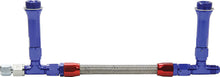 Load image into Gallery viewer, Allstar Performance Fuel Line Kit 9-5/16in Std Holley -6AN Blue ALL26154