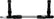 Allstar Performance Fuel Line Kit 9-5/8in Holley Ultra HP Black ALL26165