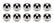 Allstar Performance QC Gear Cover Steel Ball Kit 5/16in 10pk ALL26961-10