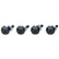 Allstar Performance Overflow Nozzle 1/4in Barb 4pk ALL30178-4