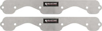 Allstar Performance Exhaust Block Off Plates SBC Standard Aluminum ALL34212