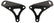 Allstar Performance Motor Mounts SBC Front 3-3/8in Offset 1pr ALL38110