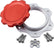 Allstar Performance Fuel Cell Cap and Bung JAZ 6-Bolt Red ALL40134