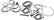 Allstar Performance Dirt Car Brake Line Kit Mod OEM Calipers ALL42052