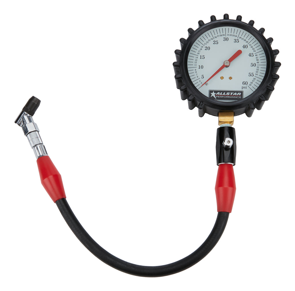 Allstar Performance Tire Pressure Gauge 0-60 PSI 4in Glow ALL44048