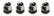 Allstar Performance Quick Disconnects 4pk Plastic ALL44060