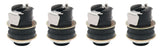 Allstar Performance Quick Disconnects 4pk Aluminum ALL44062