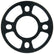 Allstar Performance Wheel Spacer Steel 1/4in 4-Lug ALL44200