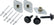 Allstar Performance Wheel Cover Conversion Kit 3pk 1-3/8in Spring ALL44226