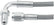 Allstar Performance 36in #3 Line -3 Str/90 Deg 3/8-24 Inv Flr ALL46332-36