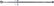 Allstar Performance Manual Wing Adjuster w/ Steel Rod Ends ALL48004