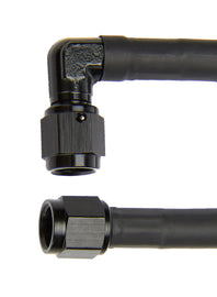 Allstar Performance Coated Braided Line 24in #4 Hose -4 90 Deg/-4 Str ALL48404