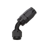 Allstar Performance Reusable Hose End Black 45 Deg Elbow -6 ALL49332
