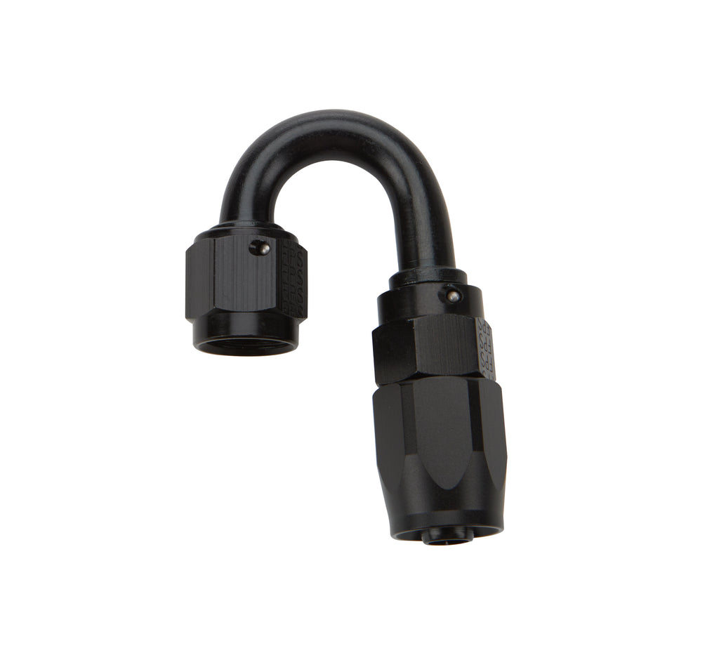 Allstar Performance Reusable Hose End Black 180 Deg Elbow -6 ALL49382