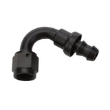 Allstar Performance Pushlock Hose End Black 120 Deg Elbow -8 ALL49463