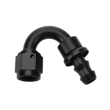 Load image into Gallery viewer, Allstar Performance Pushlock Hose End Black 150 Deg Elbow -10 ALL49474