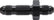 Allstar Performance Straight Bulkhead -4 Black 10pk ALL50093-10
