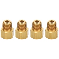 Allstar Performance Adapter Fittings 1/8 NPT to 1/4 Line 4pk ALL50121