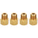 Allstar Performance Adapter Fittings 1/8 NPT to 1/4 Line 4pk ALL50121