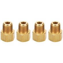 Load image into Gallery viewer, Allstar Performance Adapter Fittings 1/8 NPT to 1/4 Line 4pk ALL50121