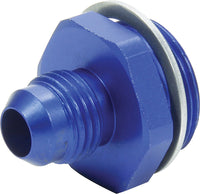 Allstar Performance Carb Fitting w/washer 7/8-20 to -6 Male Blue ALL50894