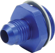 Load image into Gallery viewer, Allstar Performance Carb Fitting w/washer 7/8-20 to -6 Male Blue ALL50894