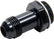 Allstar Performance Short Carb Fitting 7/8-20 to -8 Male BLK ALL50906