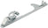 Allstar Performance Throttle Bracket GM Clear 4150/Edelbrock ALL54210
