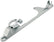 Allstar Performance Throttle Bracket Ford Clear 4150/Edelbrock ALL54222
