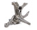 Allstar Performance Mustang II Complete 3pc Spindle LH ALL55970