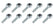Allstar Performance Rod End RH 3/8 Male Steel 10pk ALL58006-10